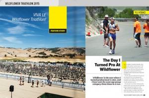 Event program design spread from the Wildflower Triathlon Program